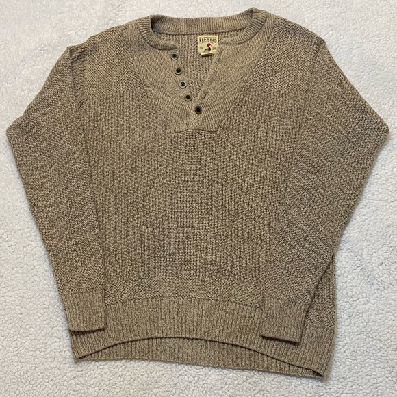 Red Head Brand Co. Beige Tan Brand Mens Sweater Size Large Cotton Blend - Picture 1 of 3